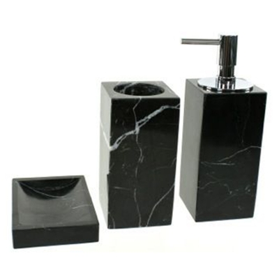 Rim Triple Marble Mini Bathroom Set