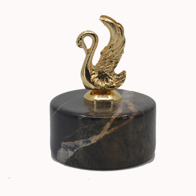 Swan Figured Marble Object