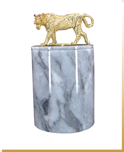 Tiger Figured Marble Box