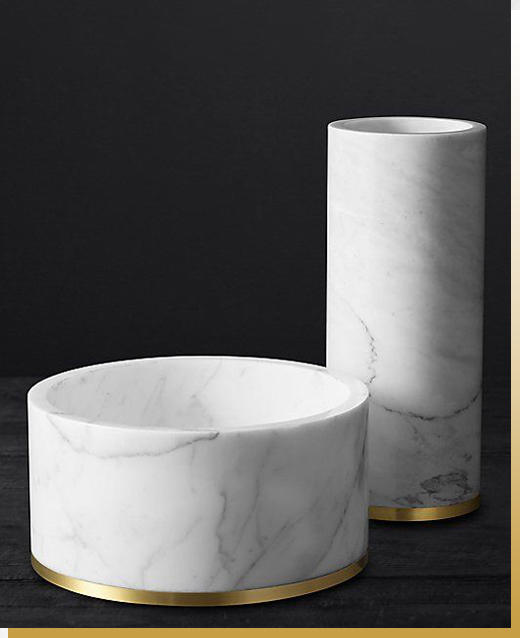 Boğaç Marble Bowl and Vase