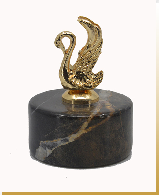 Swan Figured Marble Object